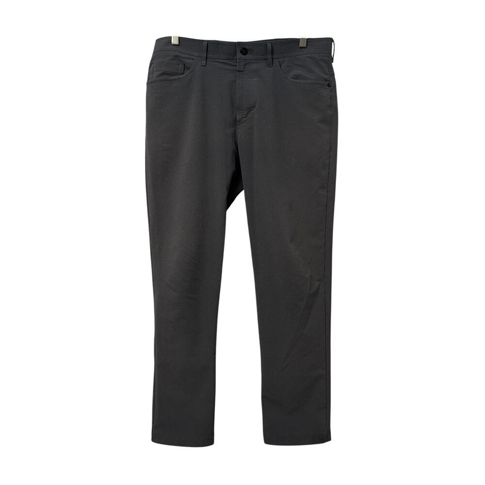 Public Rec Pants Mens 34 x 30 Dealmaker 5-Pocket Gray Stretch Golf